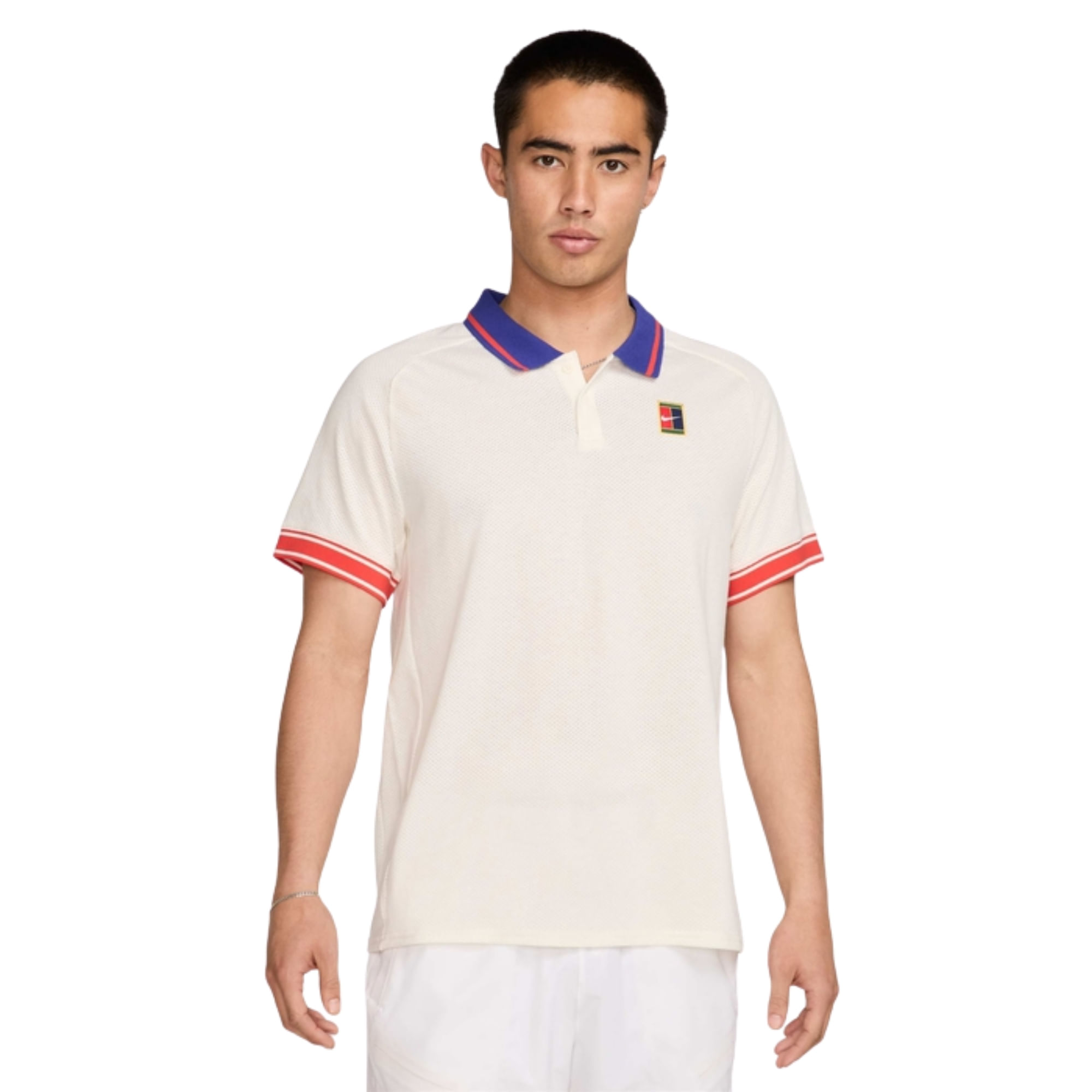 Camisa Polo Nike NikeCourt Heritage Masculino - Branco
