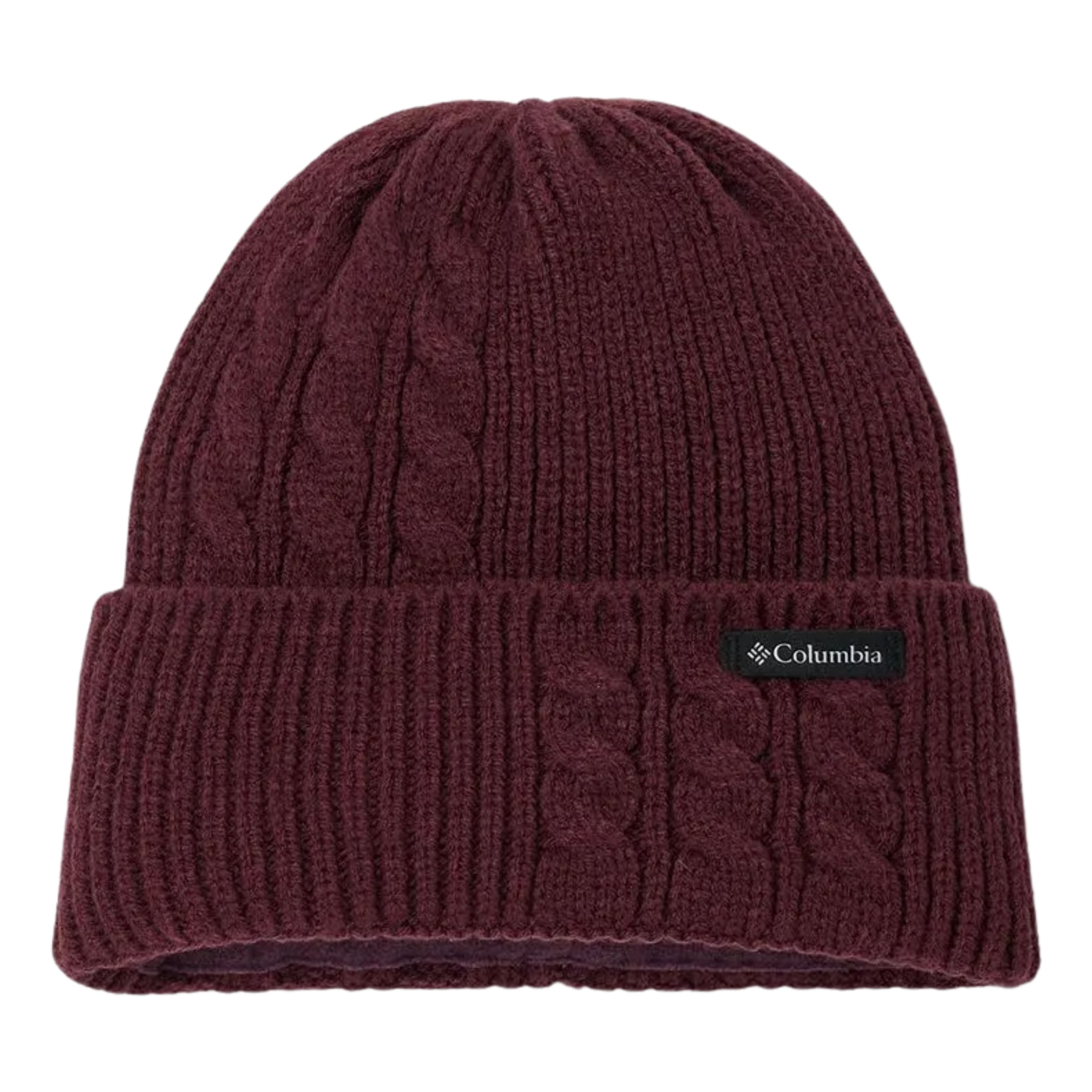 Touca Columbia Agate Pass Cable Knit Unissex - Vinho