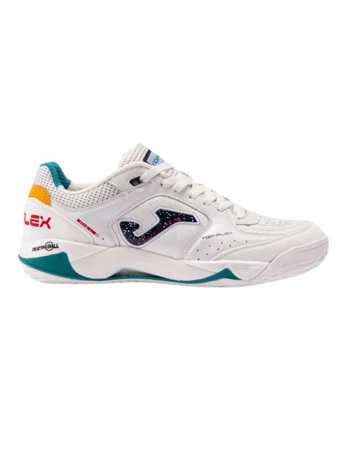 Chuteira Futsal Joma Top Flex Plus + Masculina - Branca