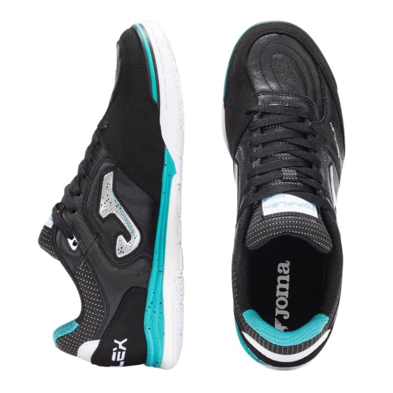 chuteira-futsal-joma-top-flex-rebound-masculina-preta-azul