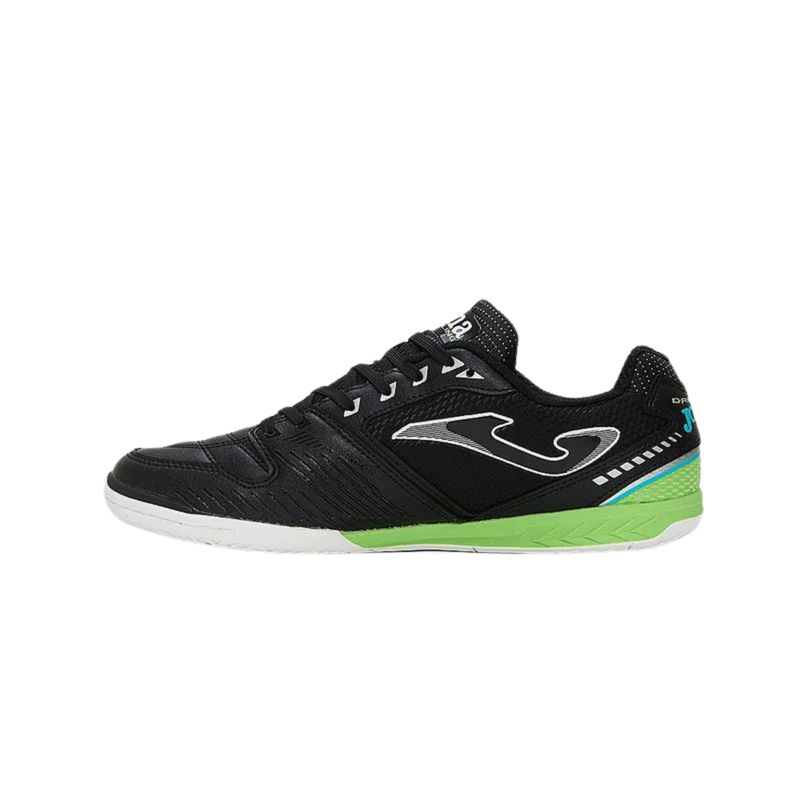 chuteira-futsal-joma-dribiling-masculina-preta-verde
