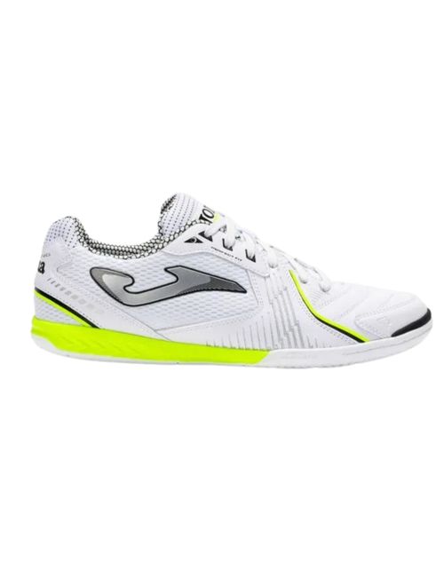 Chuteira Futsal Joma Dribling Masculina - Branca/Amarela