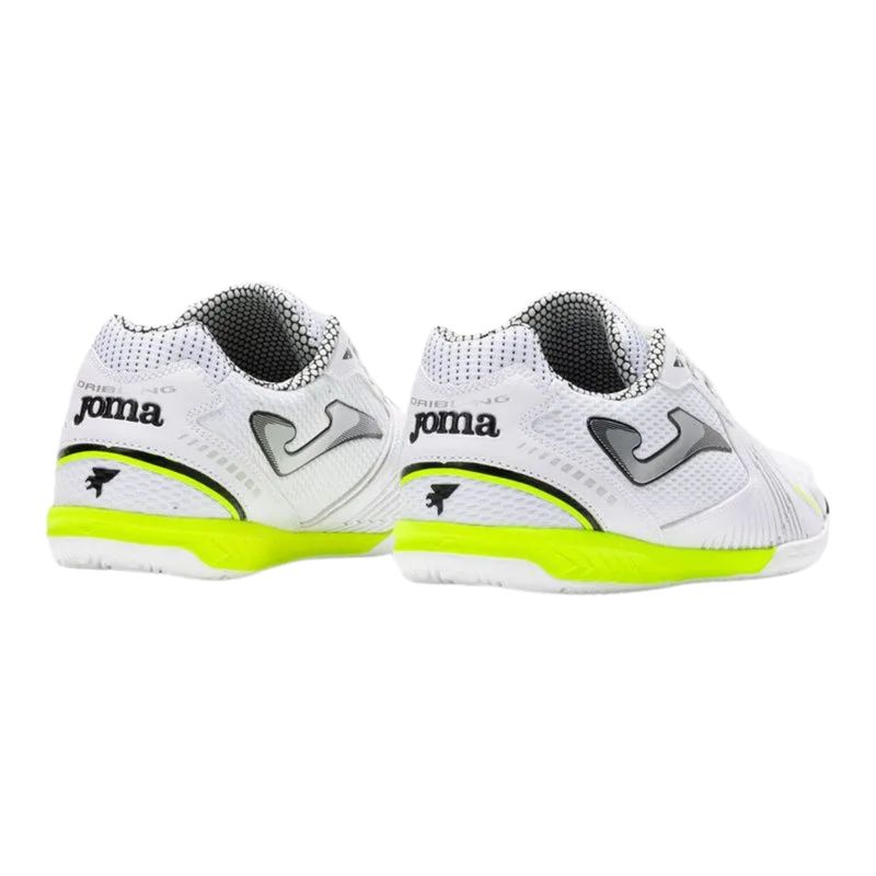chuteira-futsal-joma-dribling-masculina-branco-amarelo