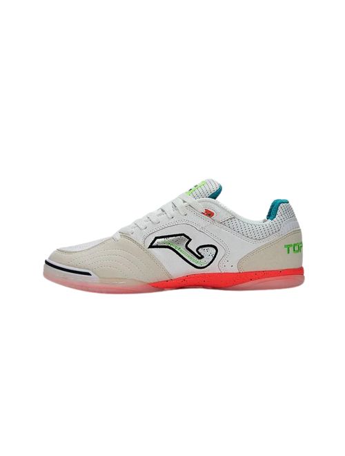 Chuteira Futsal Joma Top Flex Unissex - Branca/Vermelha
