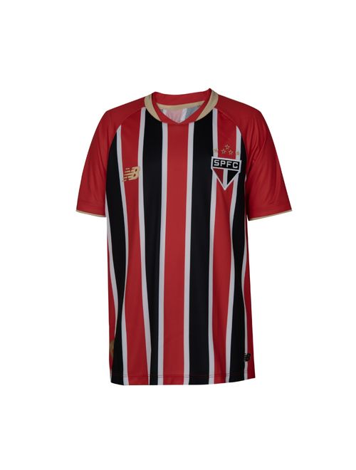 Camisa São Paulo II 25/26 New Balance Infantil - Vermelha/Branca
