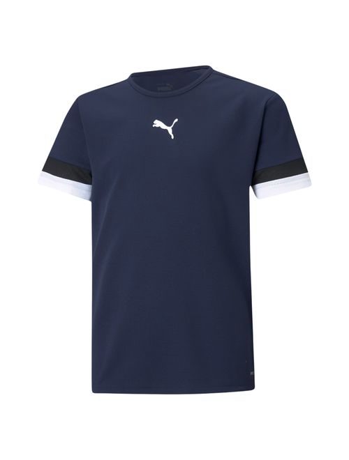 Camisa Puma Teamrise Infantil - Azul Marinho