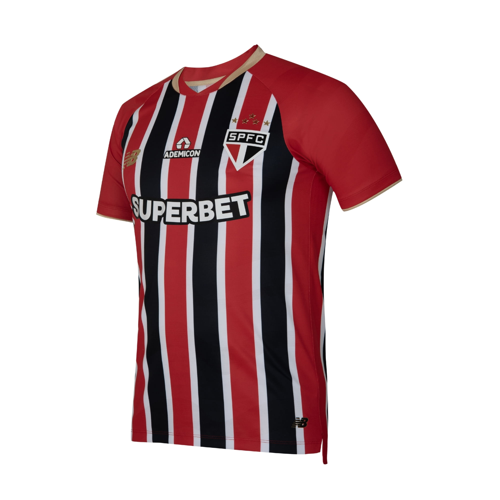 Camisa São Paulo II 25/26 New Balance Jogador Masculina - Vermelha/Branca