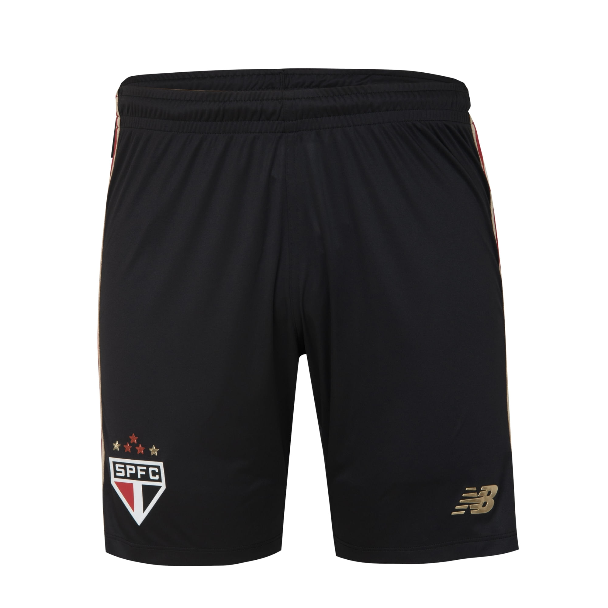 Calção São Paulo II 25/26 New Balance Masculino - Preto/Vermelho
