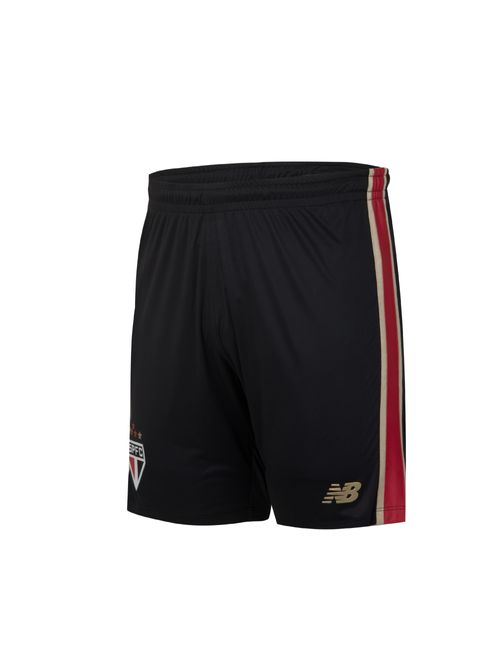 Calção São Paulo II 25/26 New Balance Masculino - Preto/Vermelho