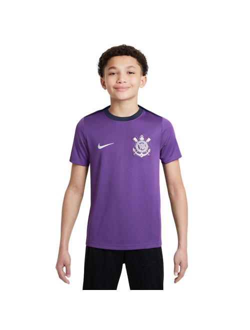 Camisa Corinthians 25/26 Nike Treino Infantil - Roxa