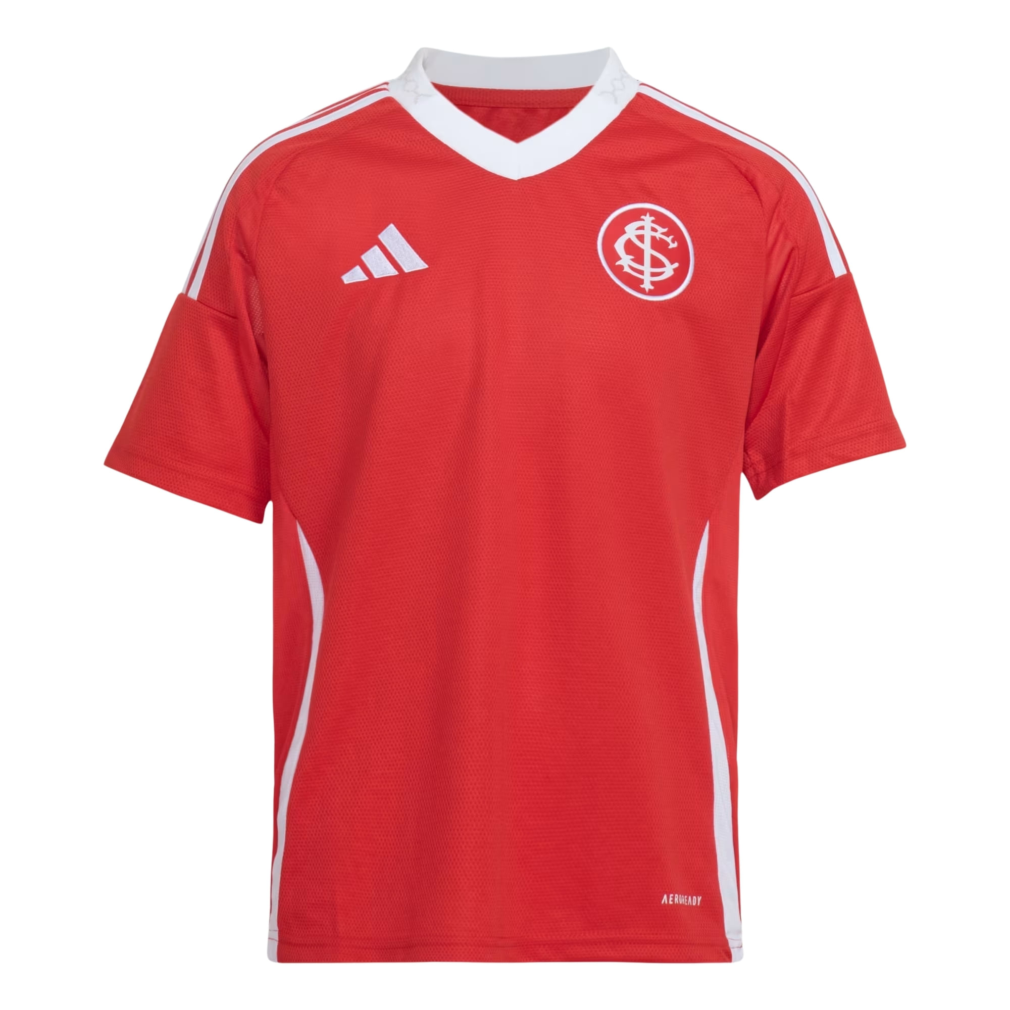 Camisa Internacional I 25/26 Adidas Infantil - Vermelha