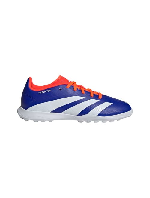 Chuteira Society Adidas Predator League Low Infantil - Azul/Branca