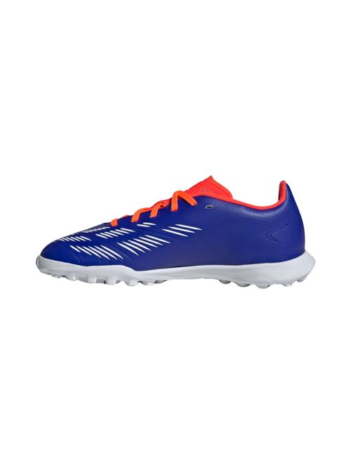 Chuteira Society Adidas Predator League Low Infantil - Azul/Branca