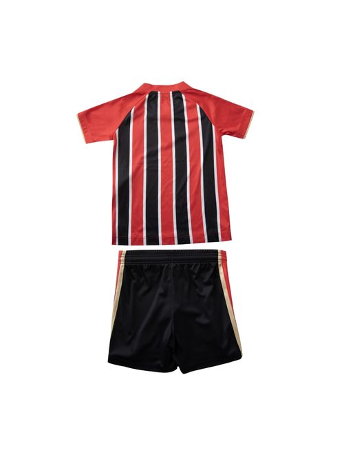 Conjunto São Paulo II 25/26 New Balance Infantil - Vermelho/Branco