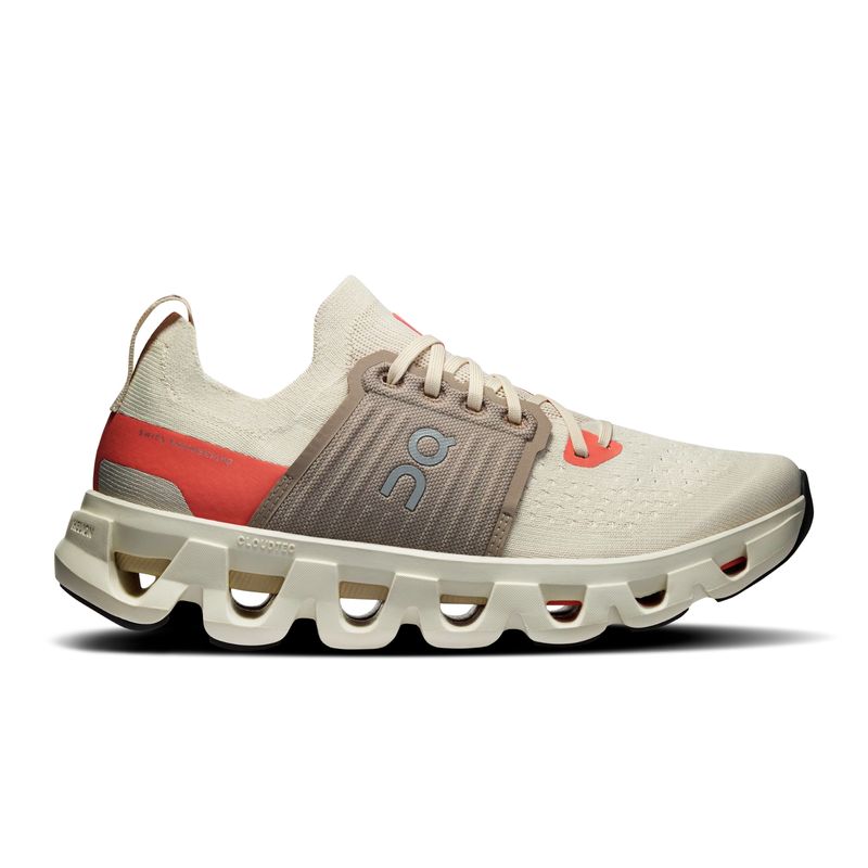 tenis-on-running-cloudswift-4-feminino-creme-salmao