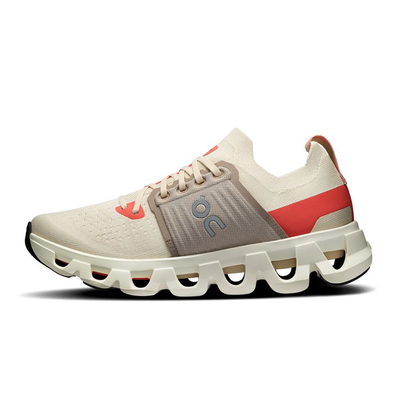tenis-on-running-cloudswift-4-feminino-creme-salmao