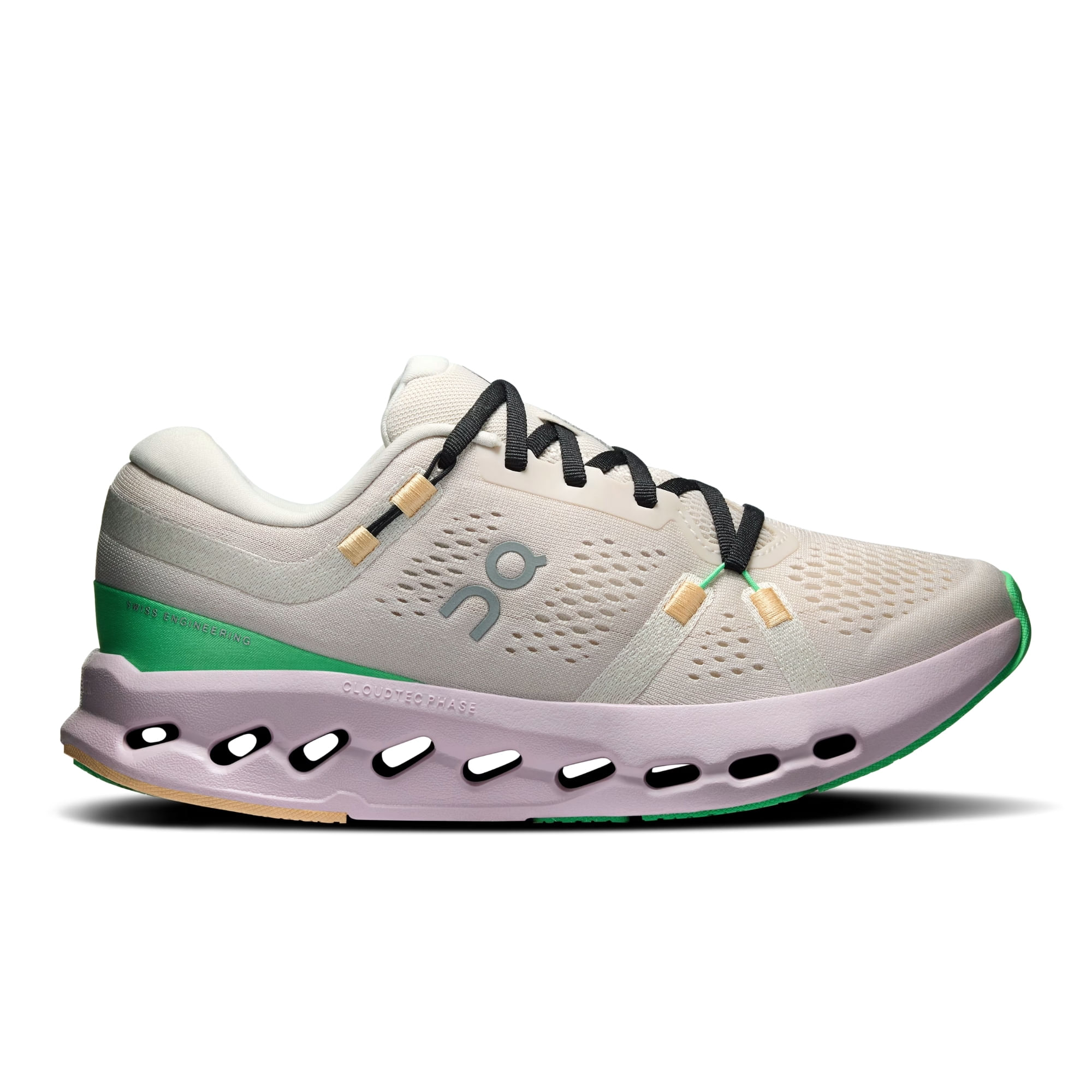 Tênis On Running Cloudsurfer 2 Feminino - Bege/Lilás