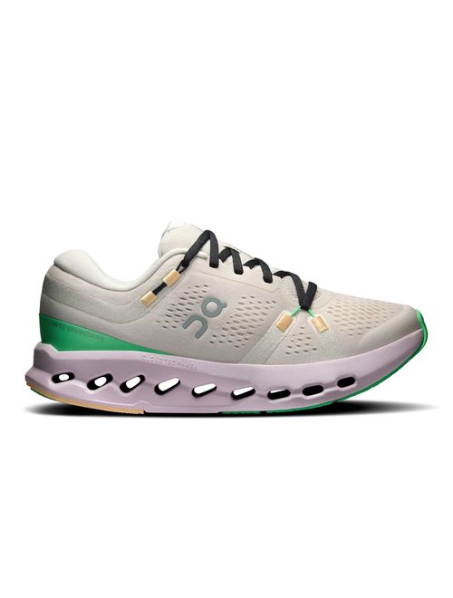 Tênis On Running Cloudsurfer 2 Feminino - Bege/Lilás