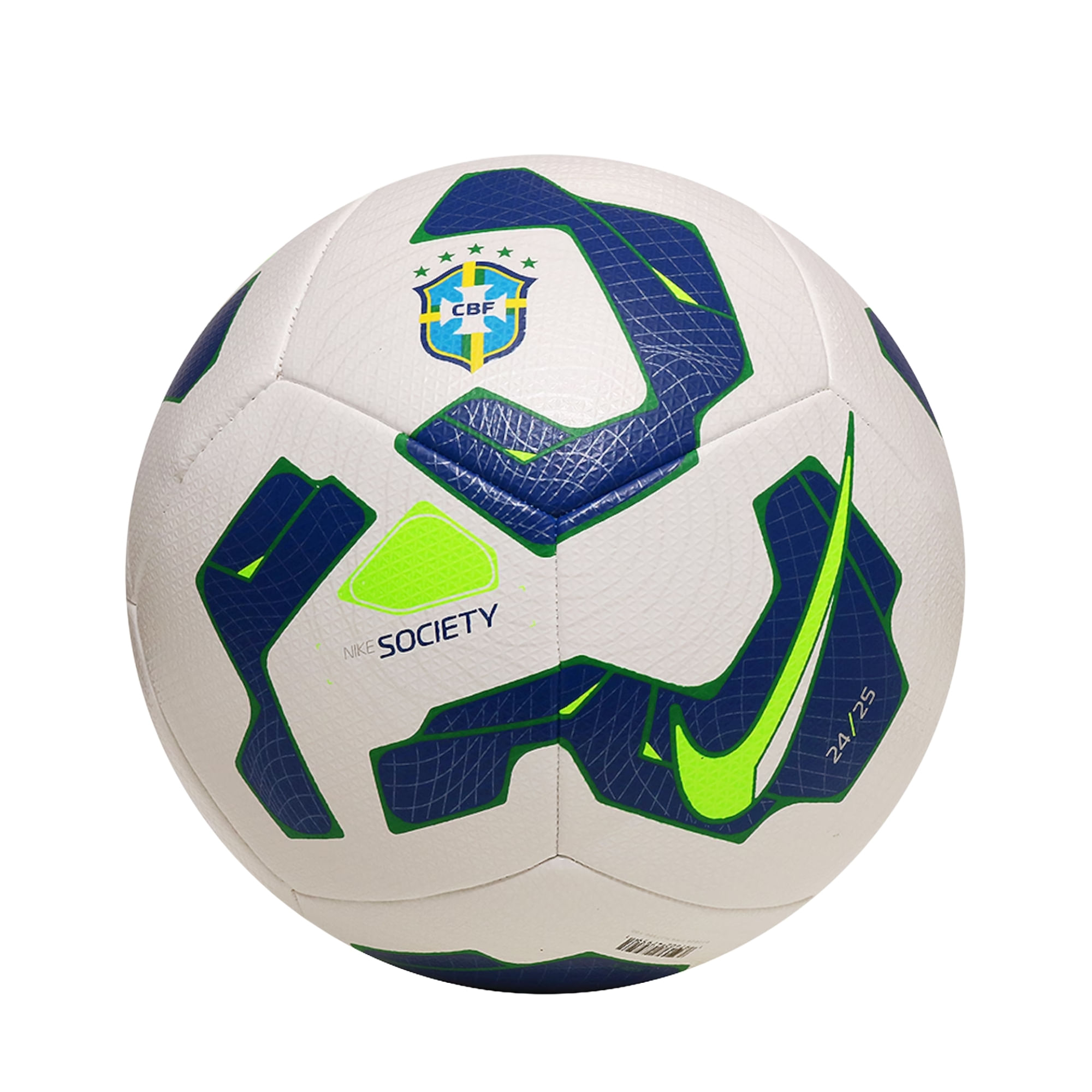 Bola Society Nike CBF Unissex - Branca/Azul