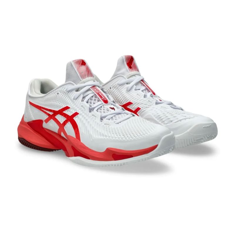 tenis-asics-court-ff-3-novak-clay-masculino-branco-vermelho