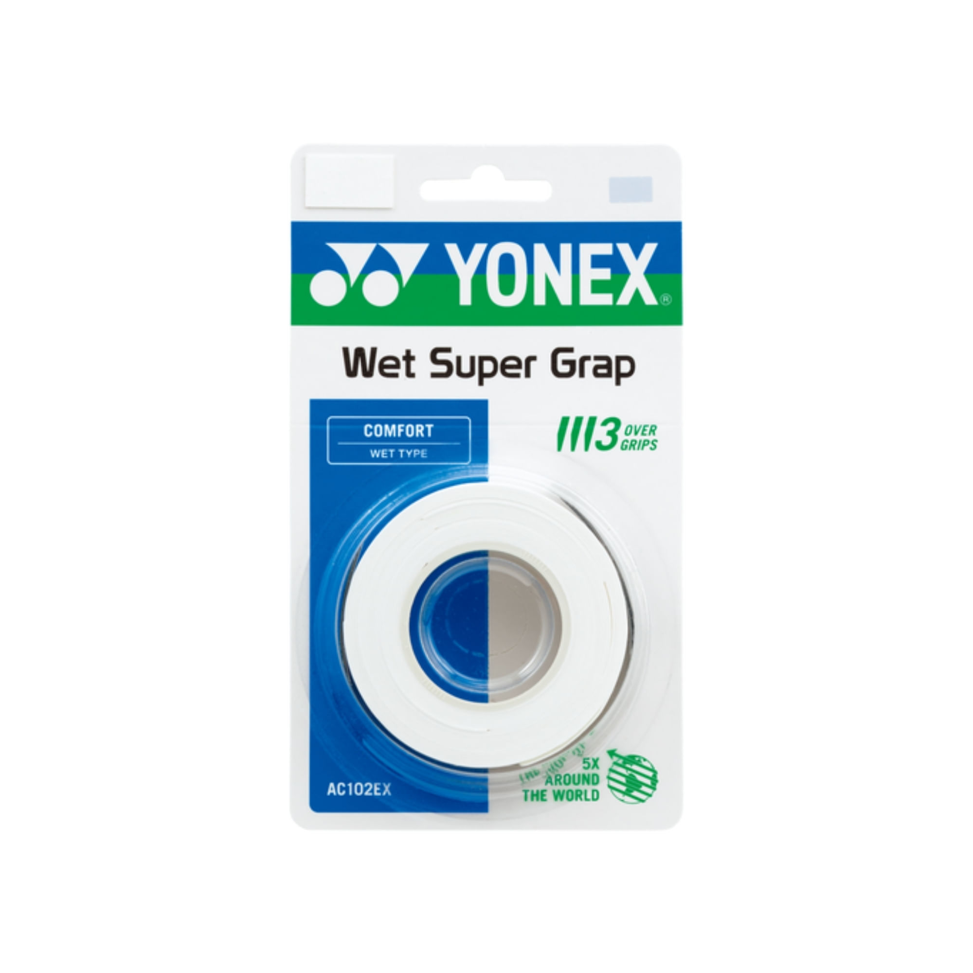 Overgrip Yonex Super Grap 3Un - Branca