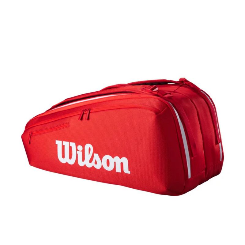 raqueteira-wilson-super-tour-9pk-unissex-vermelha