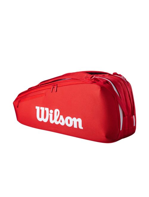 Raqueteira Wilson Super Tour 6 Pk Unissex - Vermelha