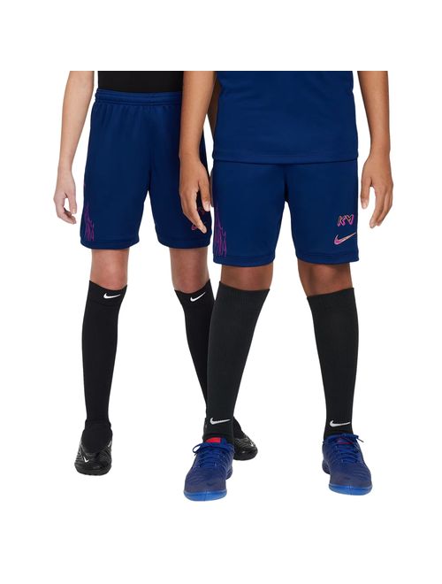 Shorts Nike Dri-Fit Academy 25 Kylian Mbappé Infantil - Azul