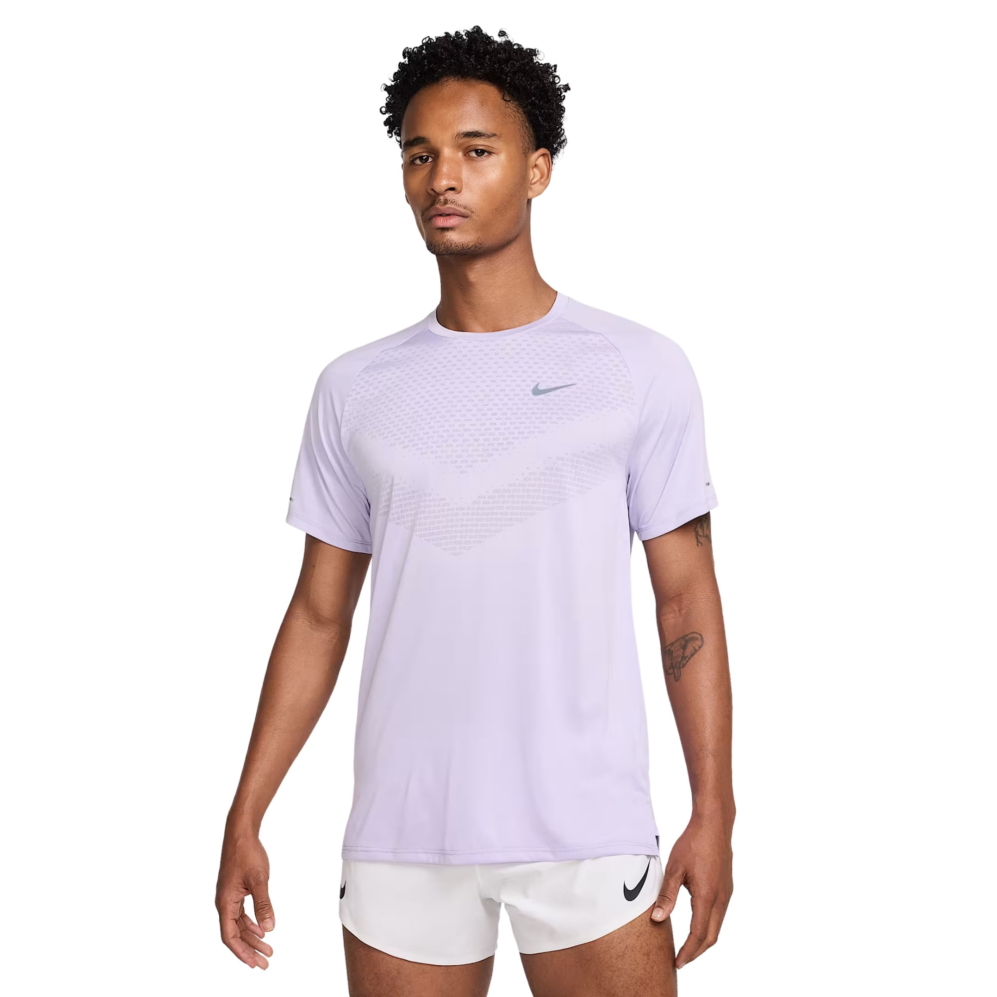 Camiseta Nike Dri-Fit Adv Stride Masculina - Lilás - Bayard Esportes