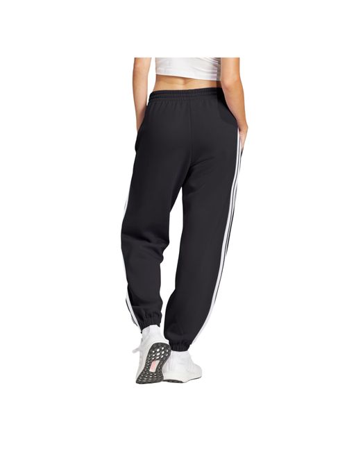 Calça Adidas Essentials French Terry 3 Listras Feminina - Preta