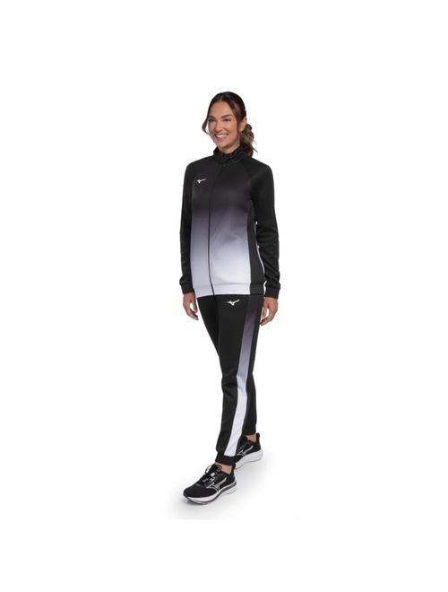 Agasalho Mizuno Soul Feminino - Preto/Branco