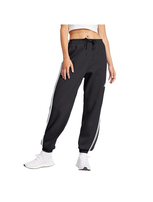 Calça Adidas Essentials French Terry 3 Listras Feminina - Preta