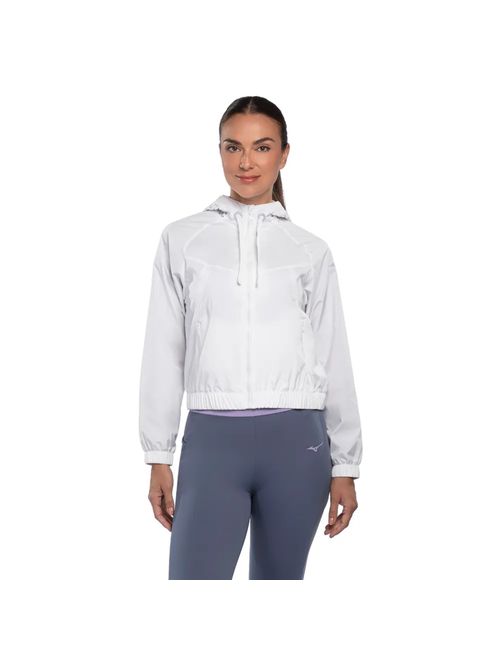 Jaqueta Com Capuz Mizuno Soul Fit Feminina - Branca
