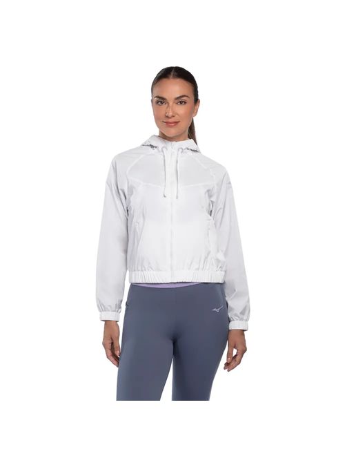 Jaqueta Com Capuz Mizuno Soul Fit Feminina - Branca