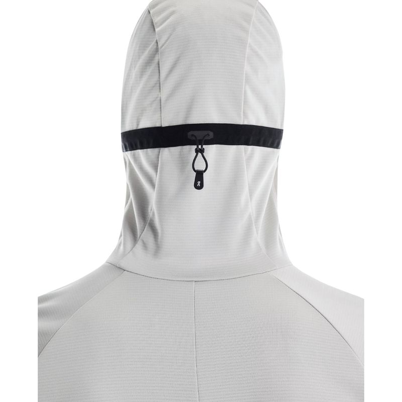 jaqueta-com-capuz-on-running-climate-zip-hoodie-masculina-bege