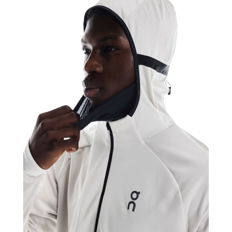jaqueta-com-capuz-on-running-climate-zip-hoodie-masculina-bege