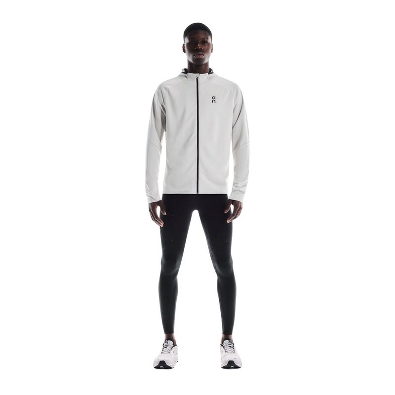 jaqueta-com-capuz-on-running-climate-zip-hoodie-masculina-bege