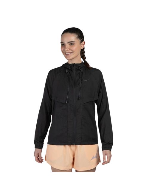 Jaqueta Com Capuz Mizuno High Feminina - Preta
