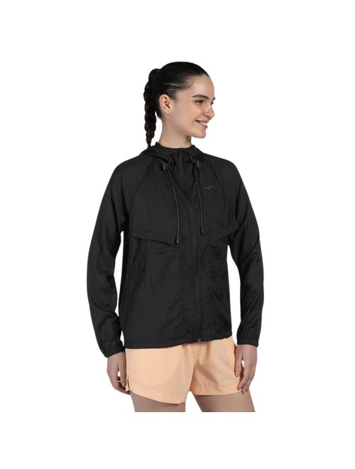 Jaqueta Com Capuz Mizuno High Feminina - Preta
