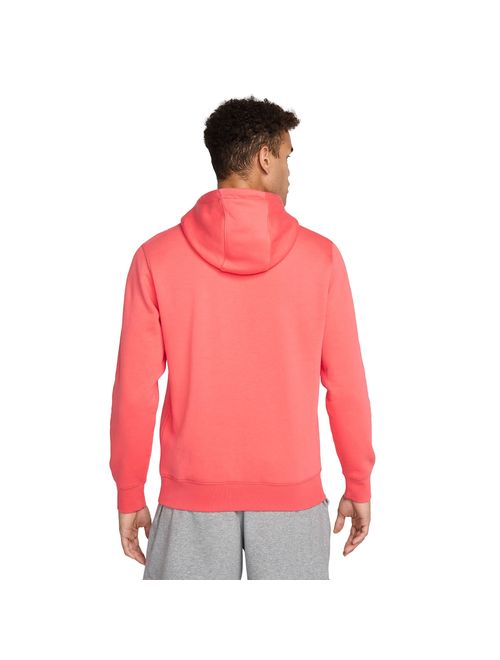Blusão Com Capuz Nike Club Fleece Hoodie Masculino - Laranja