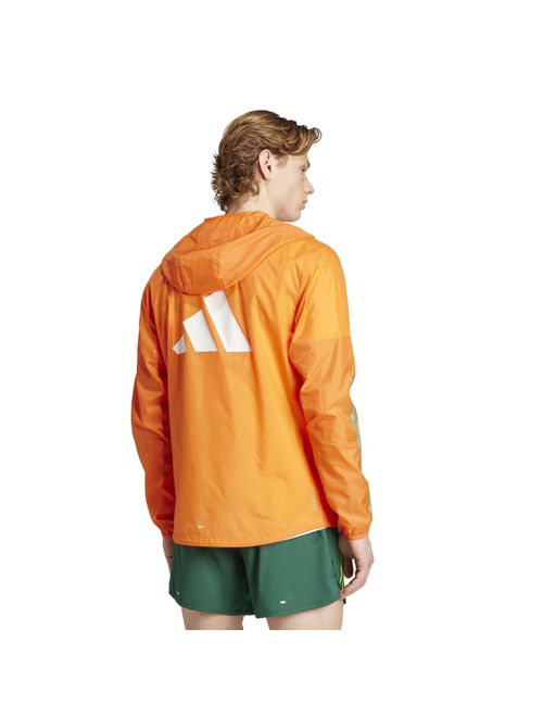 Jaqueta Adidas Corta Vento Rio Maratona Masculina - Laranja