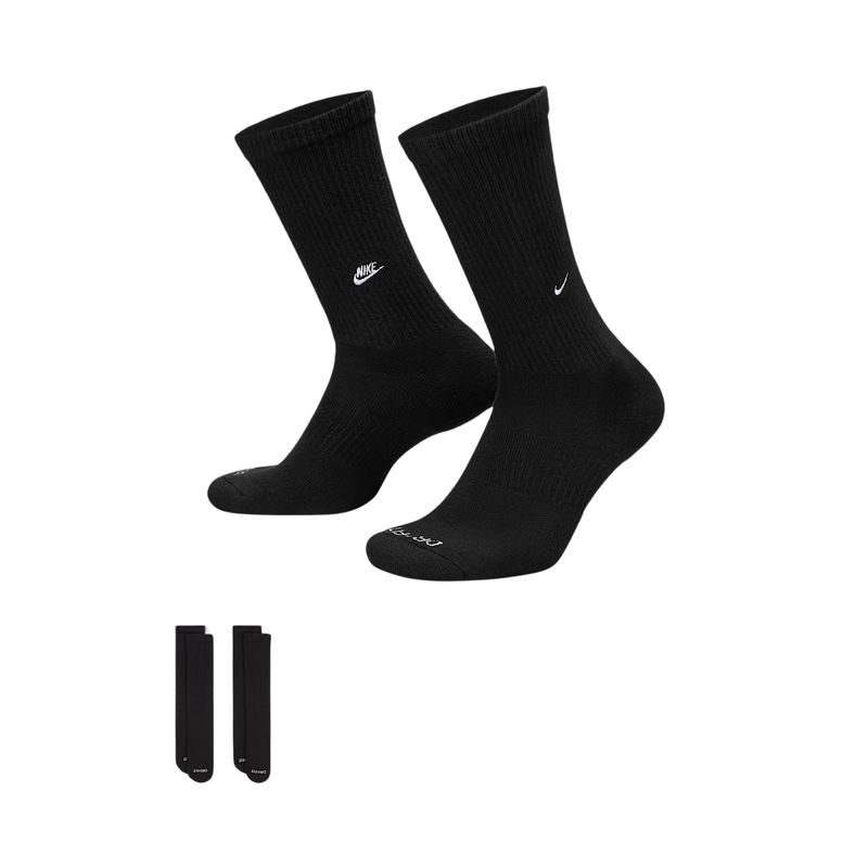 kit-meia-nike-everyday-cushioned-crew-2-pares-unissex-preta
