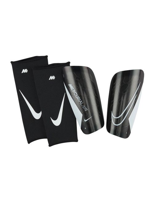 Caneleira Nike Mercurial Lite Masculina - Preta/Branca