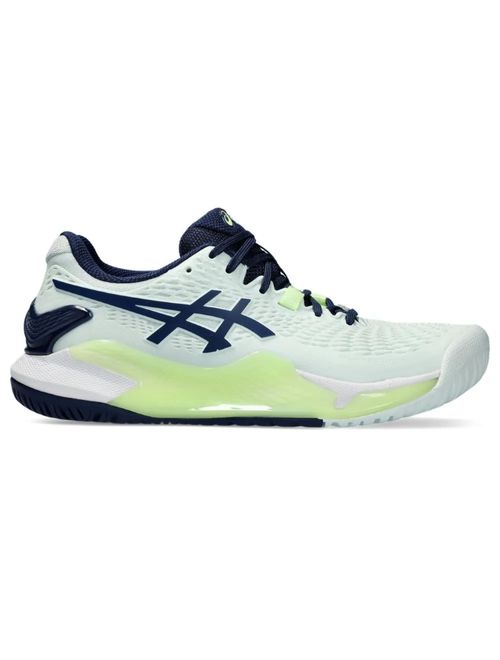Tênis Asics Resolution 9 Feminino - Verde/Marinho
