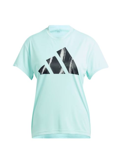 Camiseta Adidas Run It Brand Love Feminina - Azul