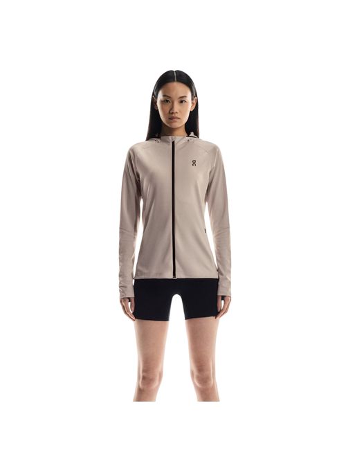 Jaqueta On Running Climate Zip Hoodie Feminina - Bege