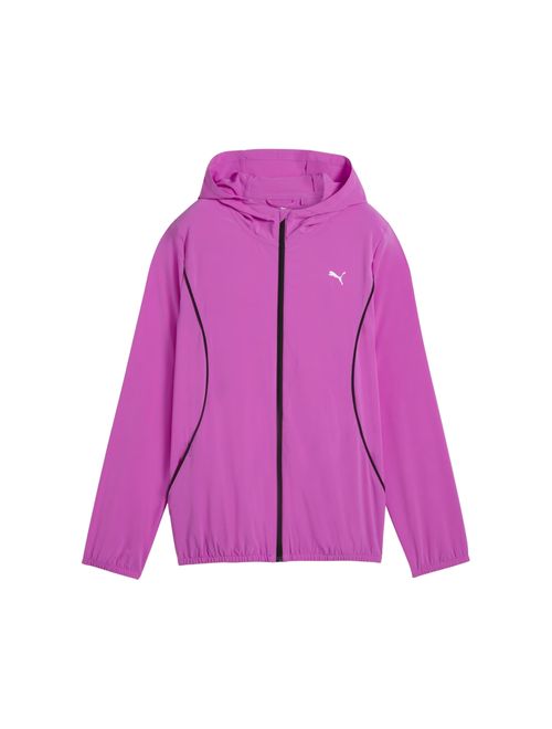 Jaqueta Com Capuz Puma Run Velocity Woven Feminina - Lilás