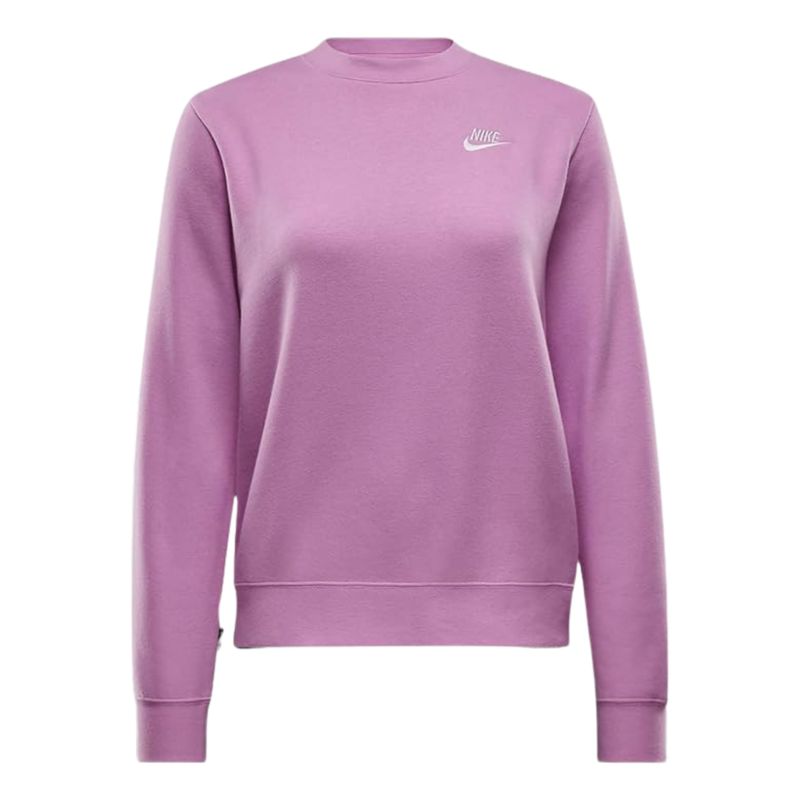blusao-nike-club-fleece-crew-feminino-rosa