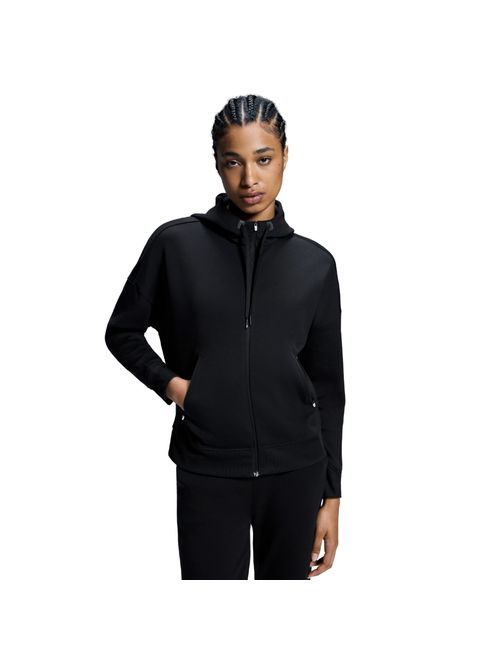 Jaqueta Com Capuz On Running Zipped Hoodie Feminina - Preta
