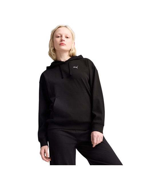 Blusão Com Capuz Puma Ess Elevated Comfort Rib Feminino - Preto